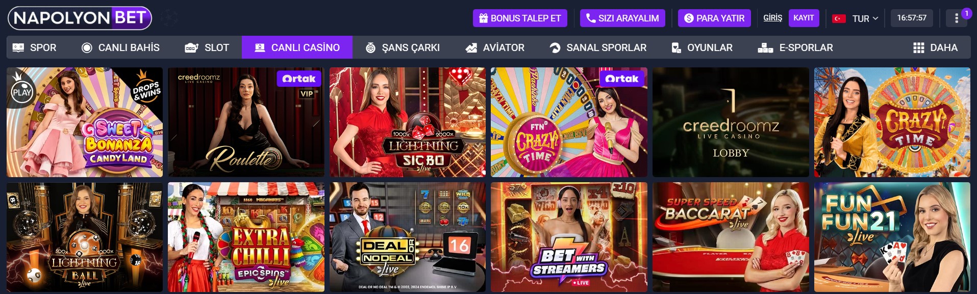 Napolyonbet Casino Oyunu