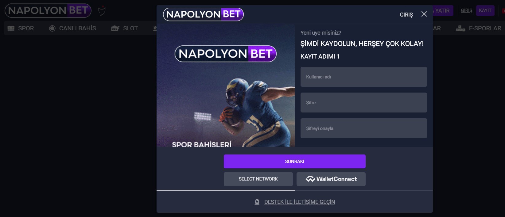 Napolyonbet Kayıt